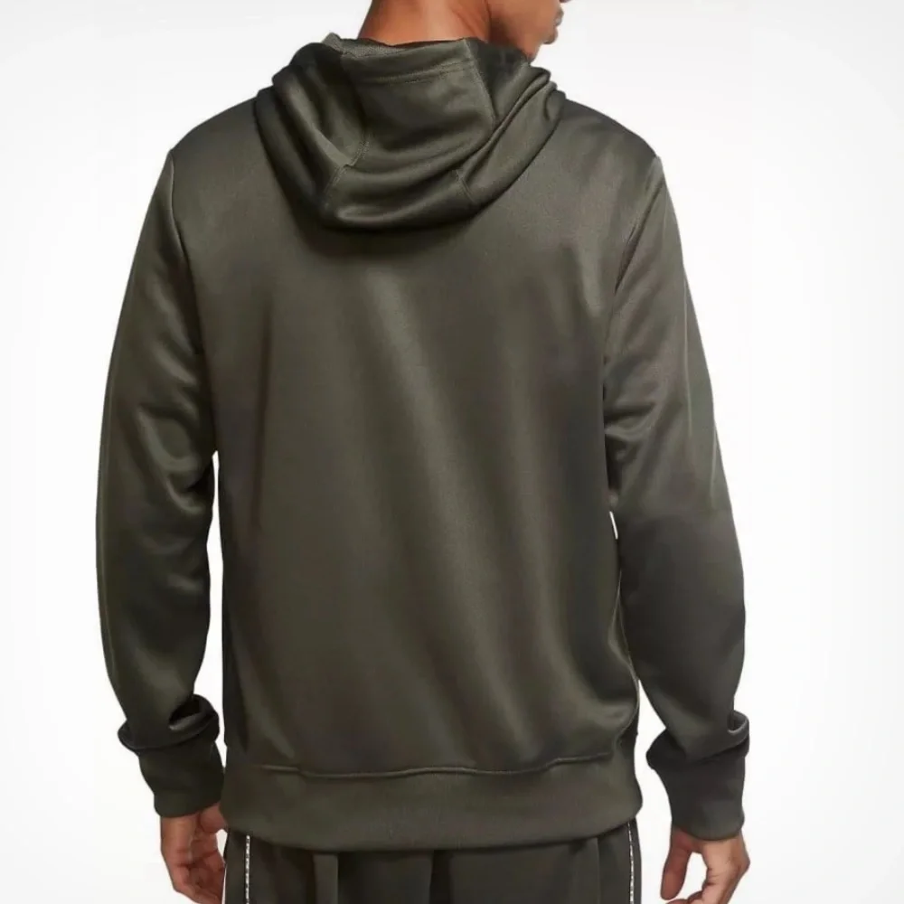 Nike Athletic Sweatshirt Hooded Pullover Men Gray Therma-Fit